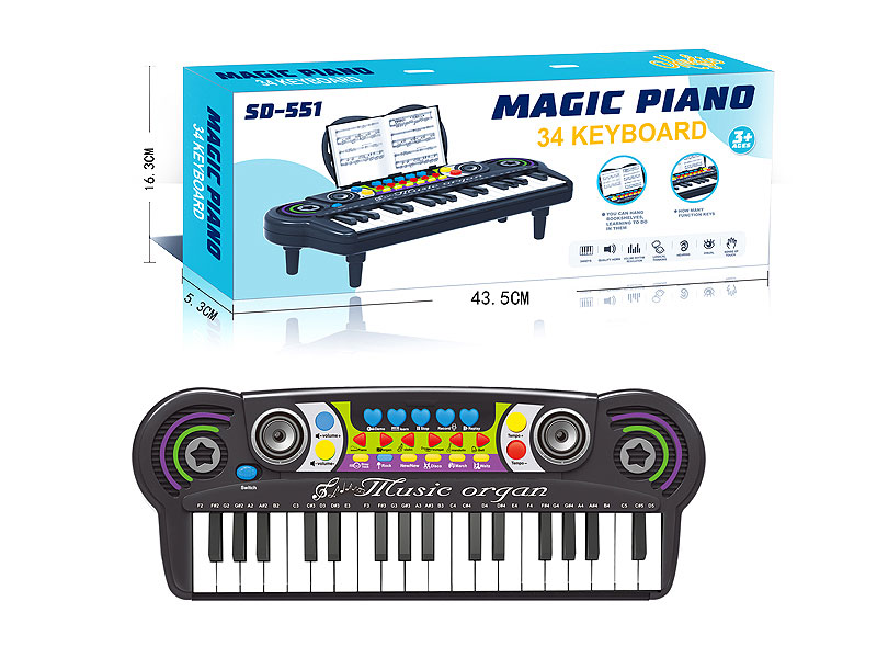 34Key Electronic Organ toys