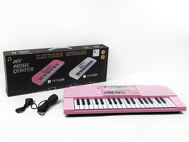 37Key Electronic Organ W/Microphone toys