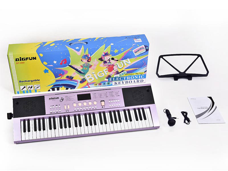 61Key Electronic Organ W/Microphone toys