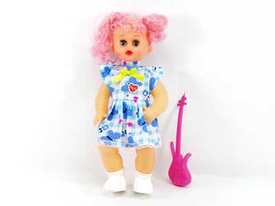 14" Playing Guitar Dolls W/IC toys