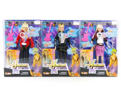 11.5"Doll Set W/M(3S) toys