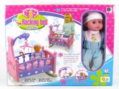 B/O Bed and Doll toys