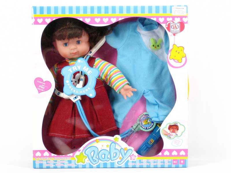 14"Doll Set W/S toys