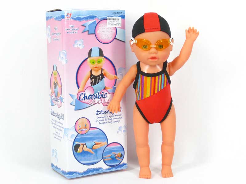 13"B/O Swimming Doll(2C) toys