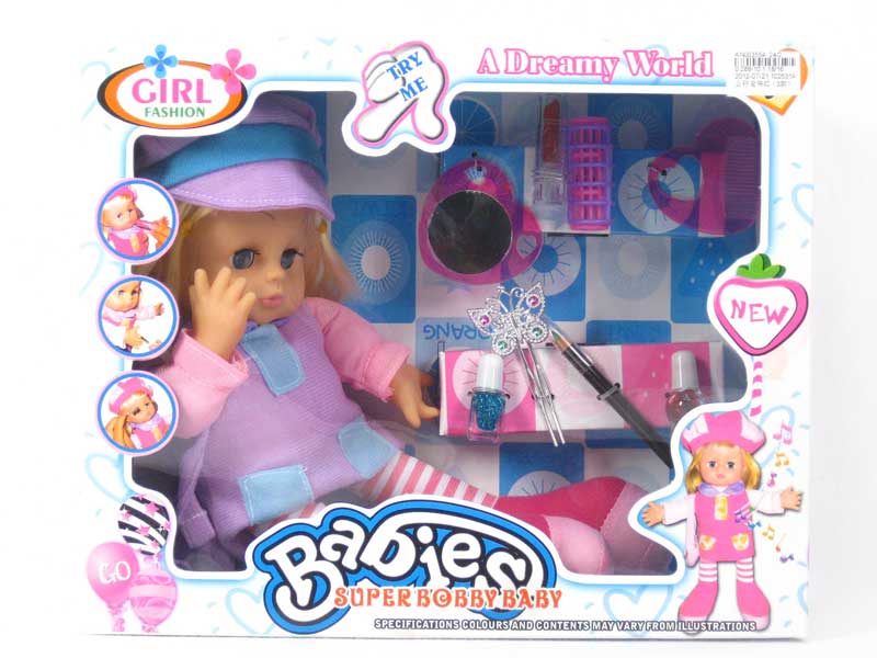 Doll Set W/IC(3S) toys