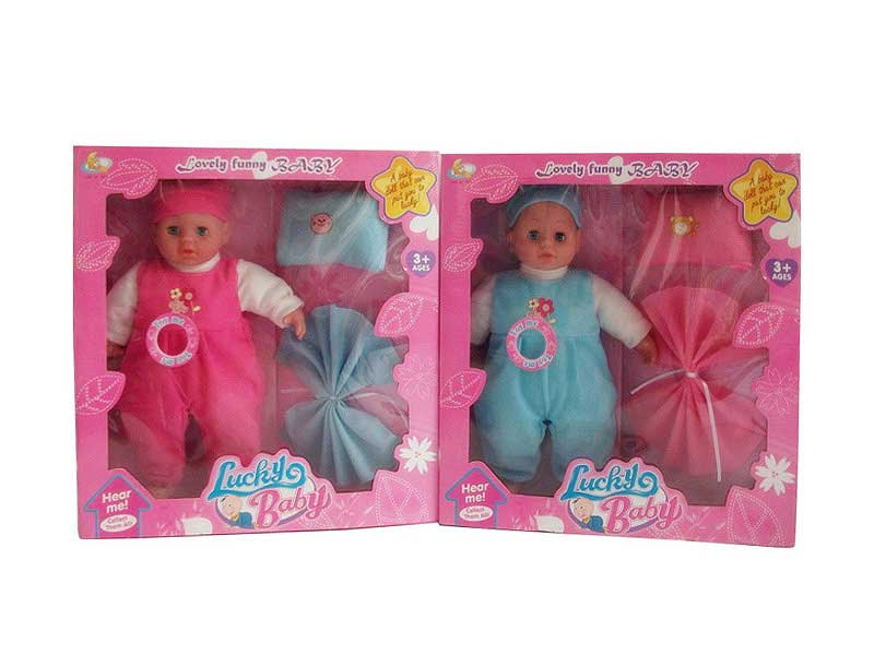 14"Doll Set W/S_IC(2C) toys
