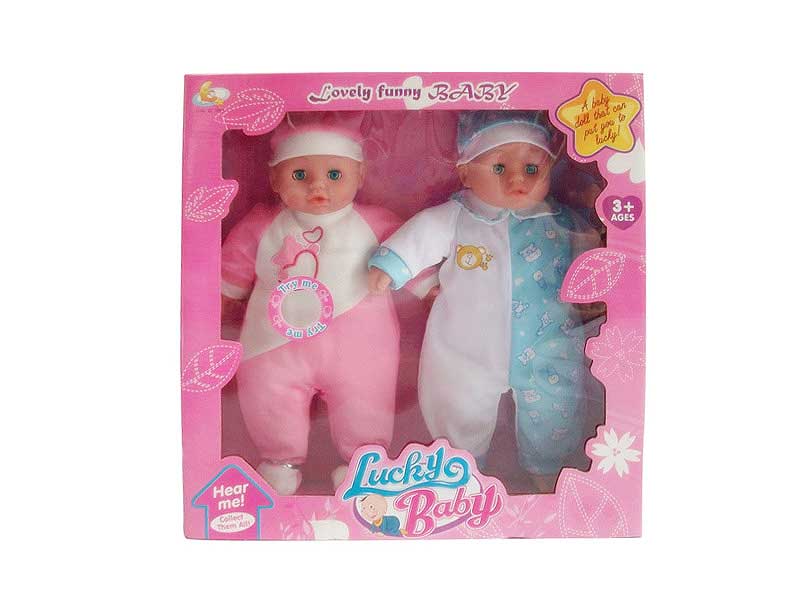 14"Doll W/S_IC(2in1) toys