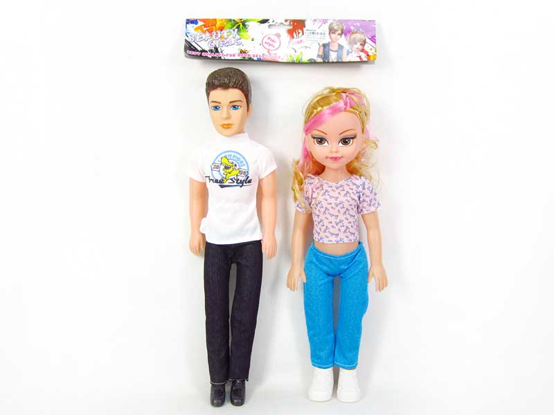 18"Doll W/M(2in1) toys