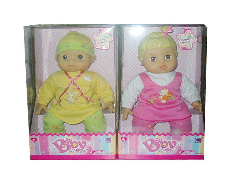 14"Doll W/S(2S) toys
