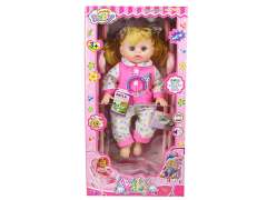 16"Doll Set W/IC & Go-Cart toys