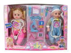 16"Doll Set W/IC toys