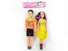 18"Doll W/L_M(2in1) toys