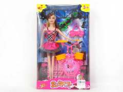 Solid Body Doll Set W/L_M(2S) toys