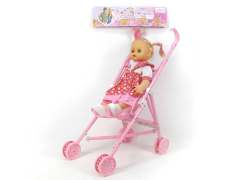 20inch Doll W/IC & Go-cart toys