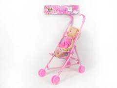 12inch Doll W/IC & Go-cart toys
