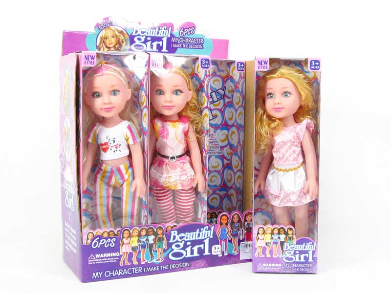14inch Doll W/M(6in1) toys