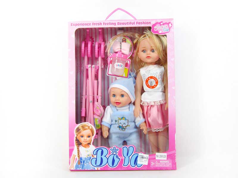 18inch Doll Set W/IC(2in1) toys