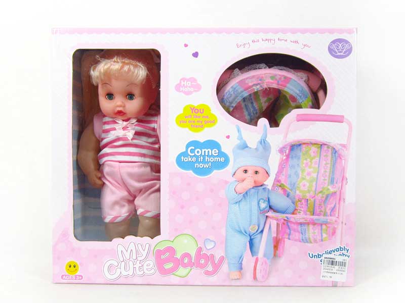 12inch Doll Set W/IC(2C) toys