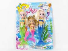 9inch Mermaid W/L(3in1) toys