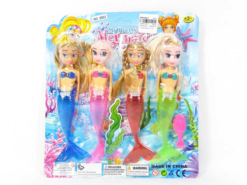 9inch Mermaid W/L(4in1) toys