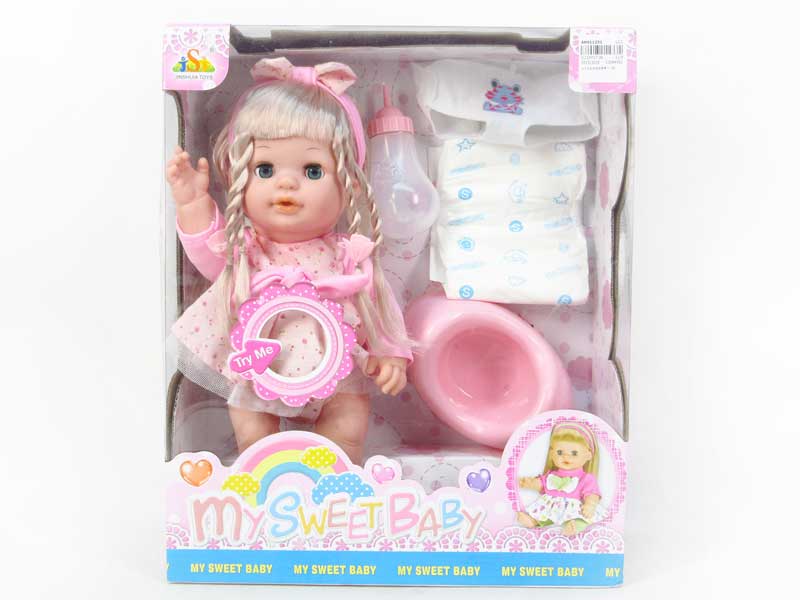 14inch Doll Set W/IC(4S) toys