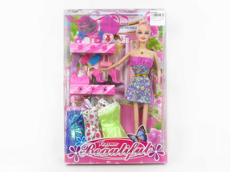11inch Solid Body Doll Set W/L_M toys