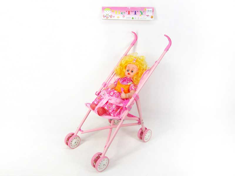 14inch Doll W/L_IC & Go-Cart toys