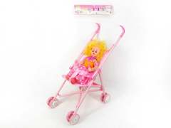 14inch Doll W/L_IC & Go-Cart