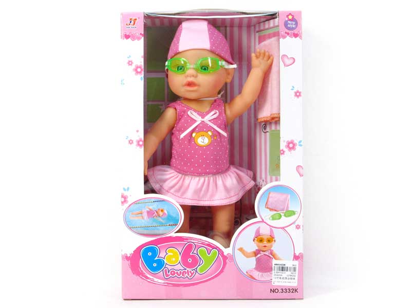 13inch B/O Swimming Doll toys