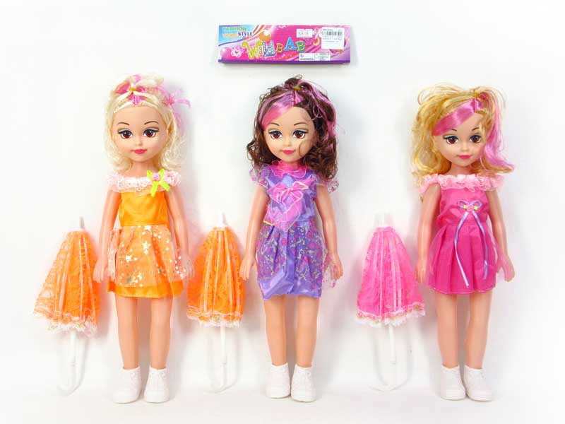 18inch Doll Set W/IC(3S) toys
