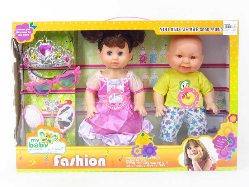 12inch Doll W/M(2in1) toys
