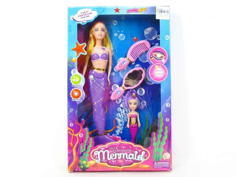 Mermaid Set W/L(2in1) toys