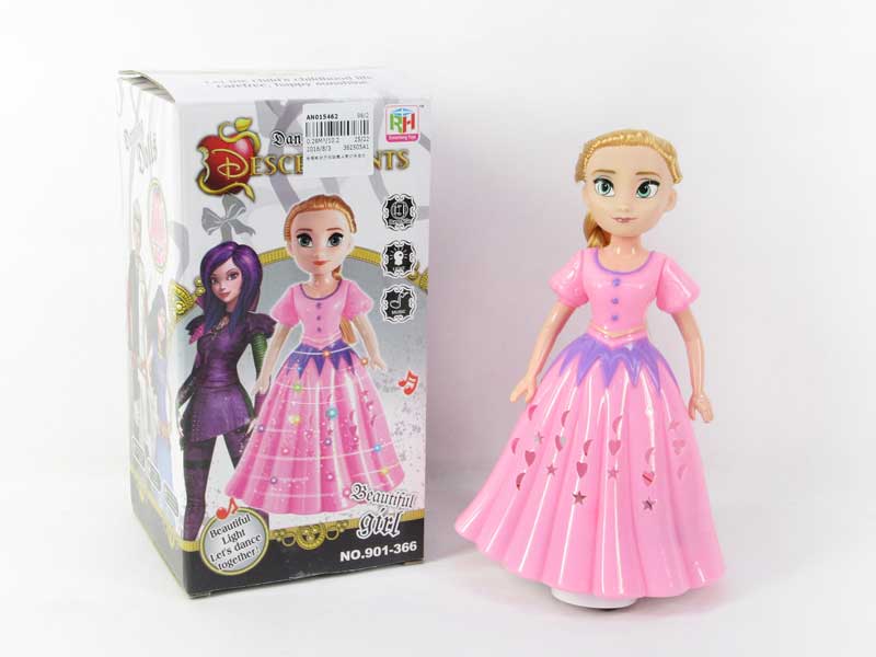 B/O universal Dance Doll W/L_M toys