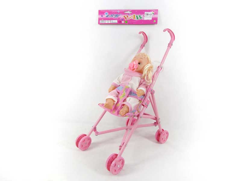 12inch Doll W/IC & Go-Cart toys