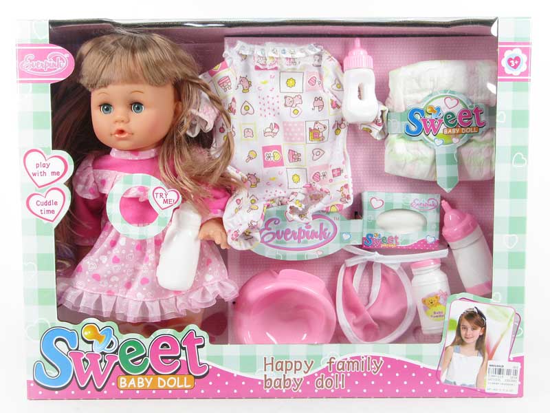 14inch Moppet Set W/IC toys