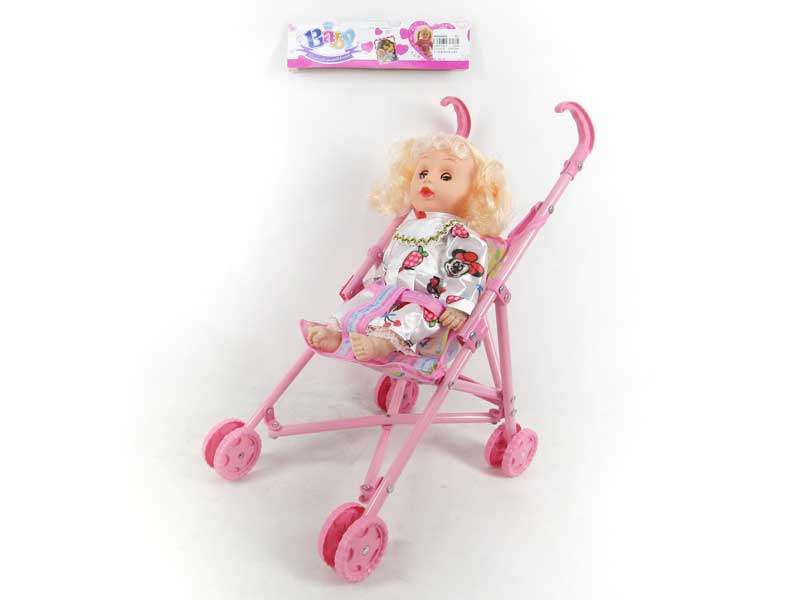 12inch Doll W/S & Go-cart toys