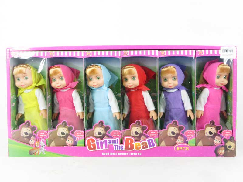 10inch Doll W/IC_M(6pcs) toys