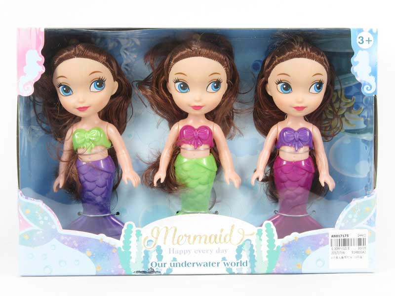 6inch Mermaid W/L(3in1) toys