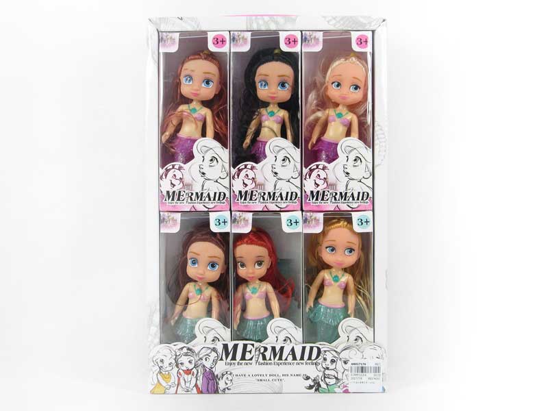 4.5inch Mermaid W/L(6in1) toys