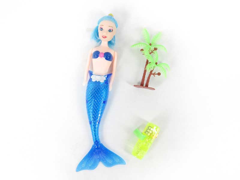 7inch Mermaid Set W/L(4C) toys
