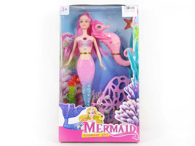 11.5inch Mermaid Set W/M(2C) toys