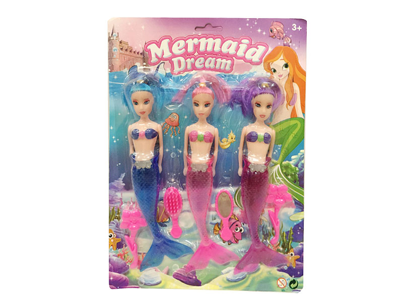 7inch Mermaid W/L（3in1） toys