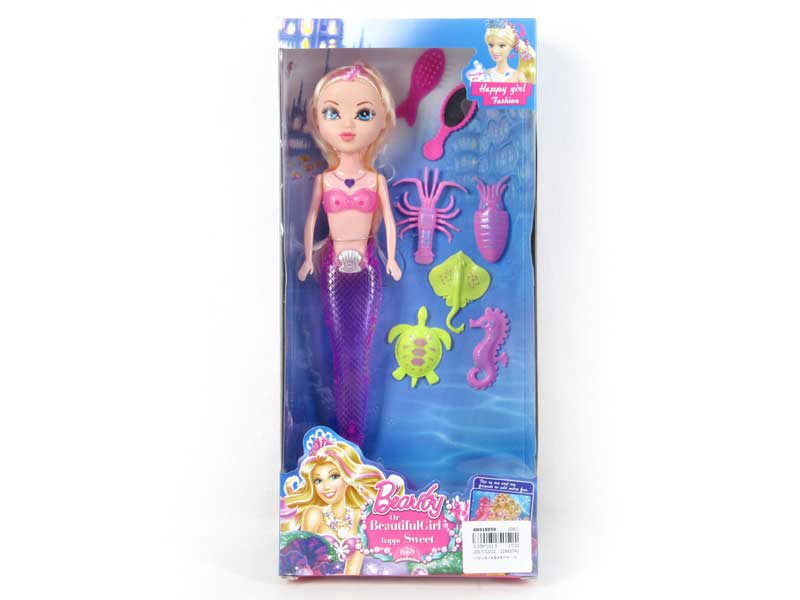 9inch Mermaid Set W/L(2C) toys