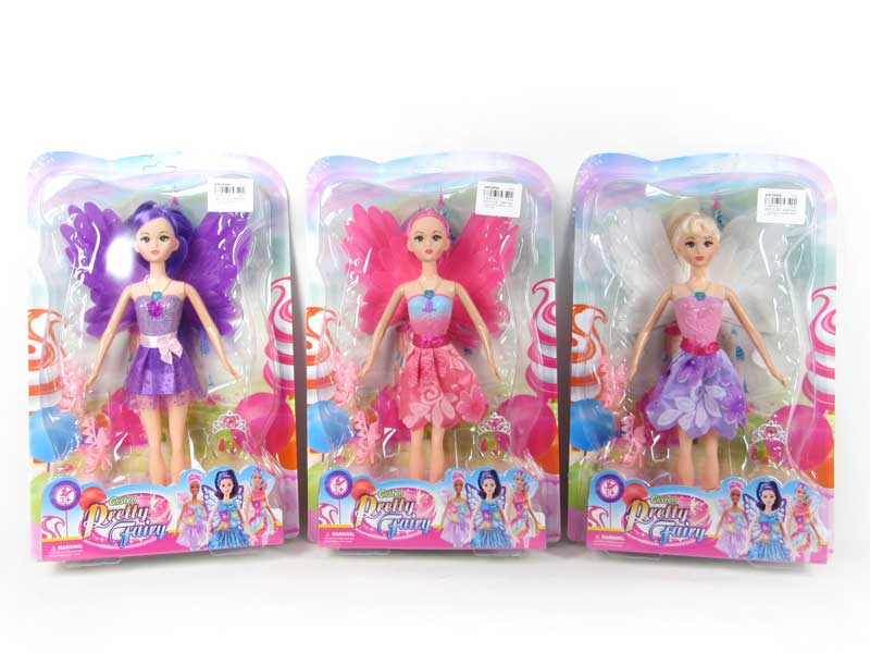 11inch Solid Body Doll Set W/L_M(3C) toys