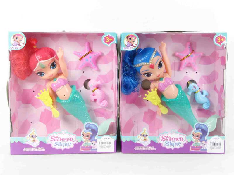 10inch Mermaid Set W/M(2S) toys