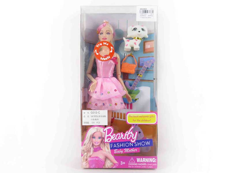 11inch Solid Body Doll Set W/M toys