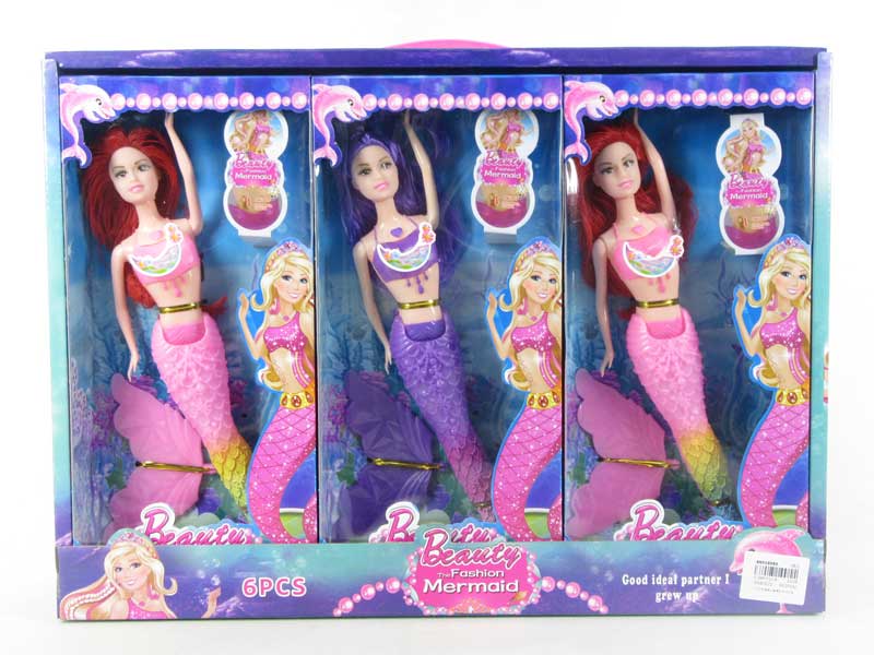 11.5inch Mermaid W/L(6in1) toys