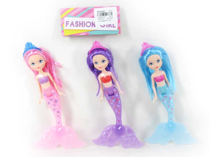 8inch Mermaid Set W/L(3C) toys