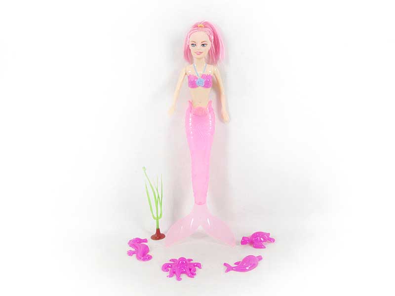11.5inch Mermaid Set W/L(2C) toys