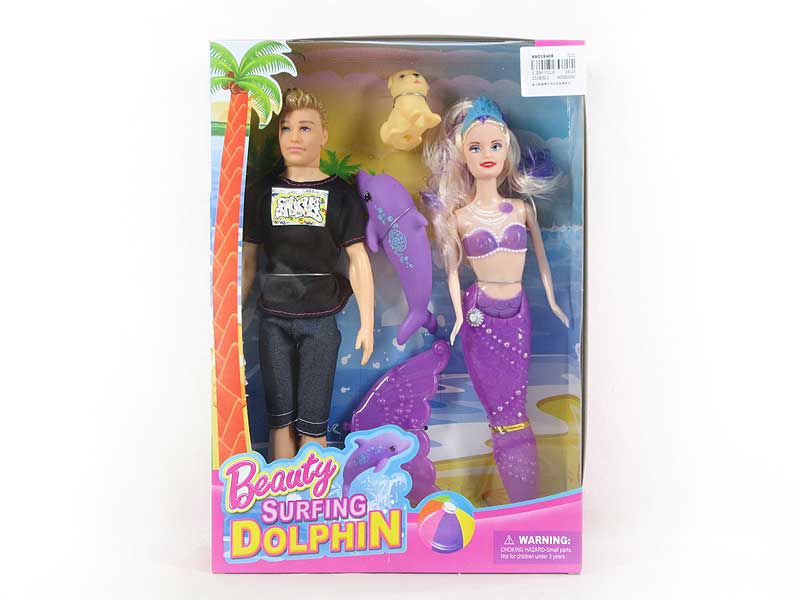 Mermaid Set W/L & Doll toys